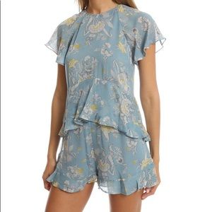 zimmermann // silk adorn playsuit